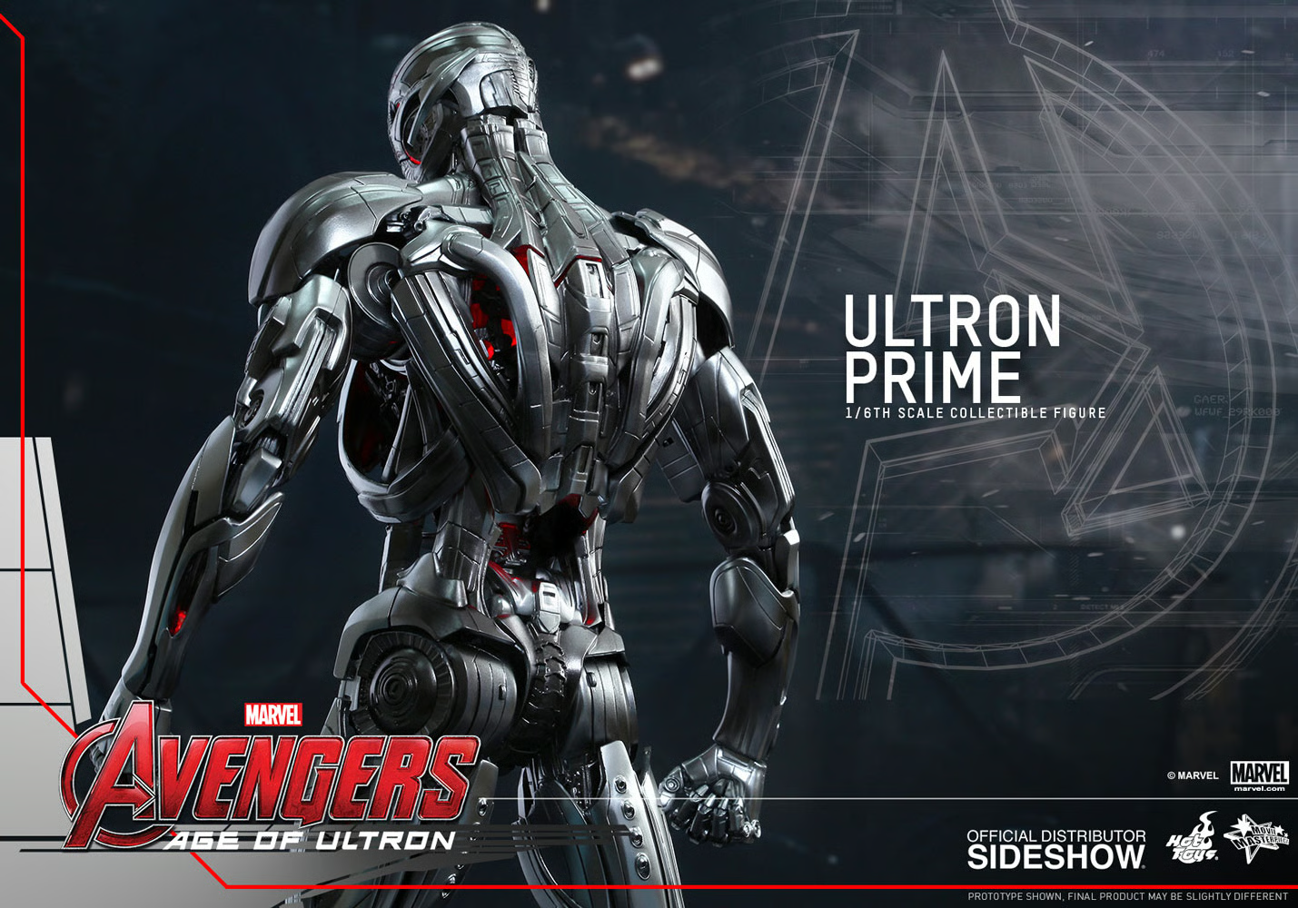 Ultron Prime Sixth Scale Figure by Hot Toys