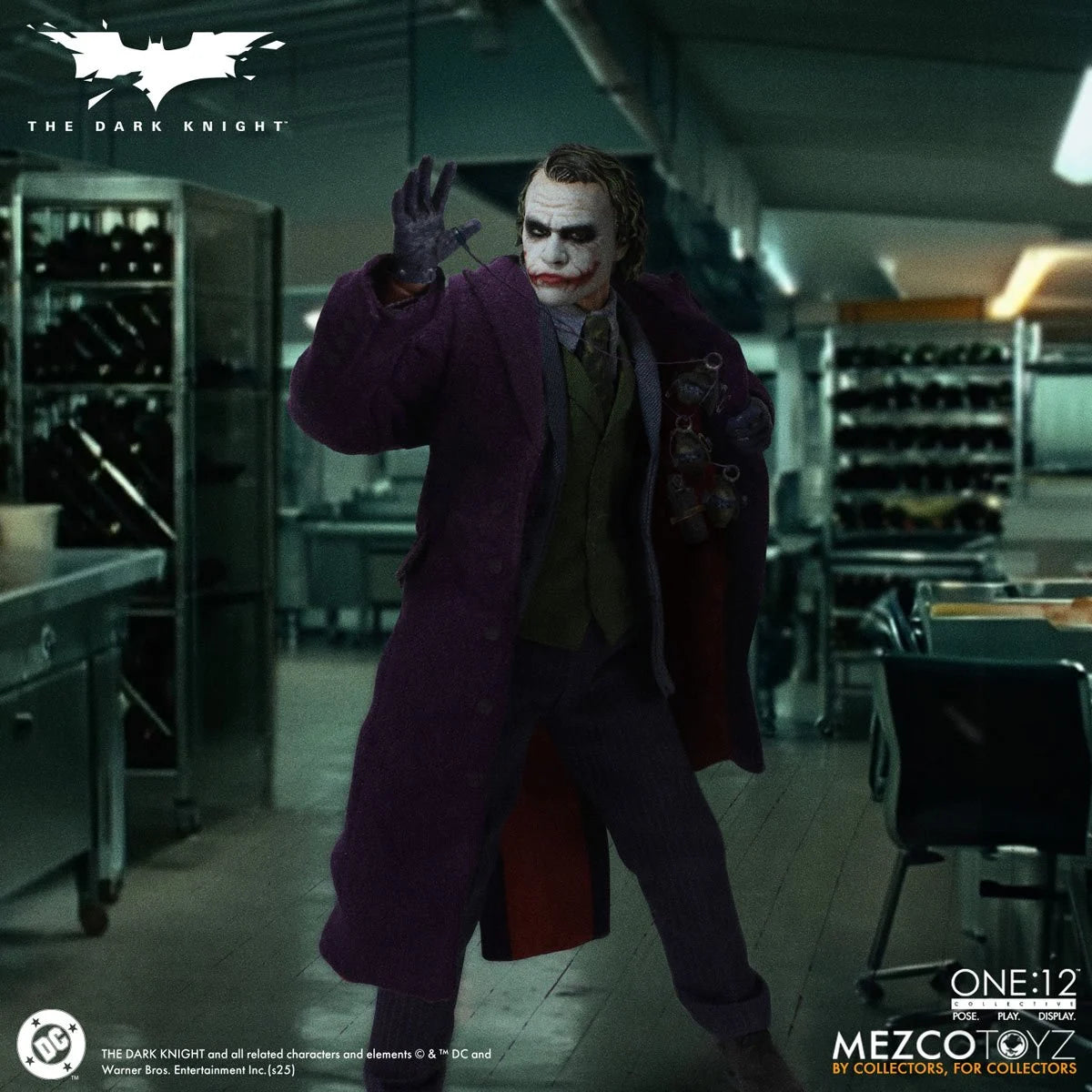 The Dark Knight Joker One:12 Collective Action Figure by Mezco