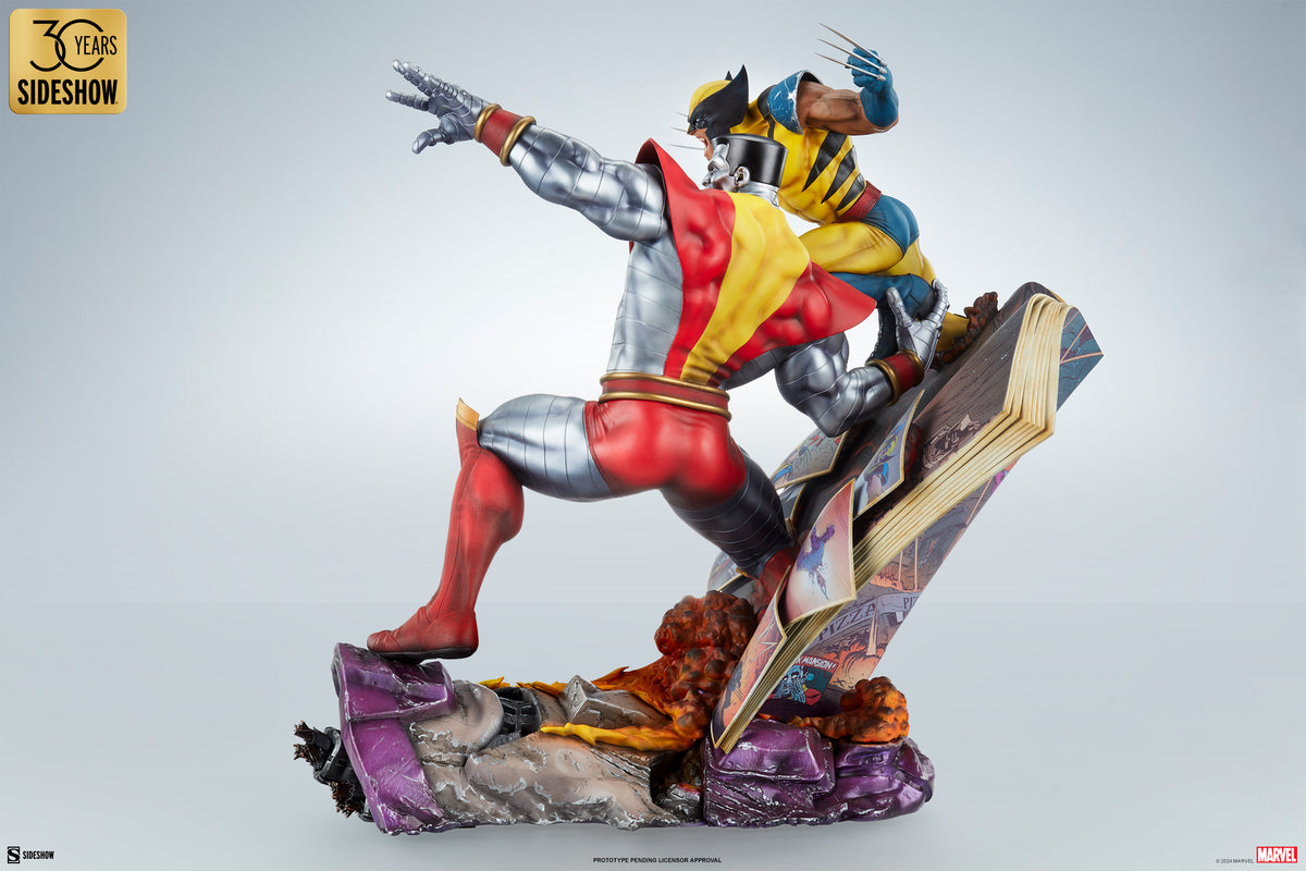 Fastball Special: Colossus and Wolverine Statue by Sideshow Collectibl