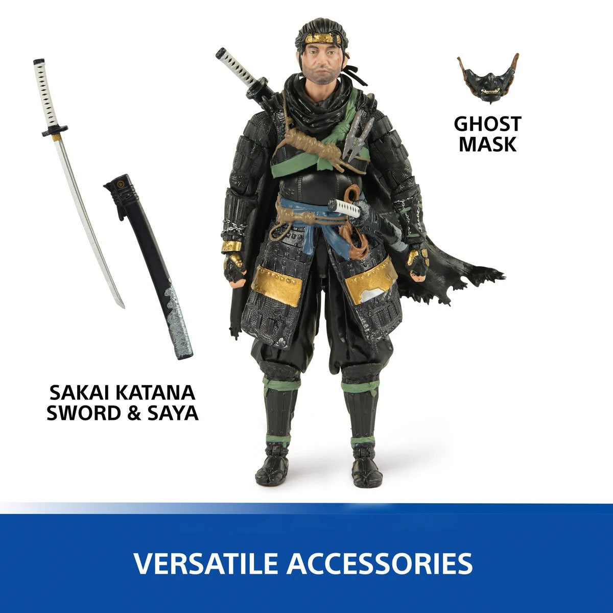 Ghost of Tsushima Legends Shapes Collection Jin Sakai 6-Inch Action Figure