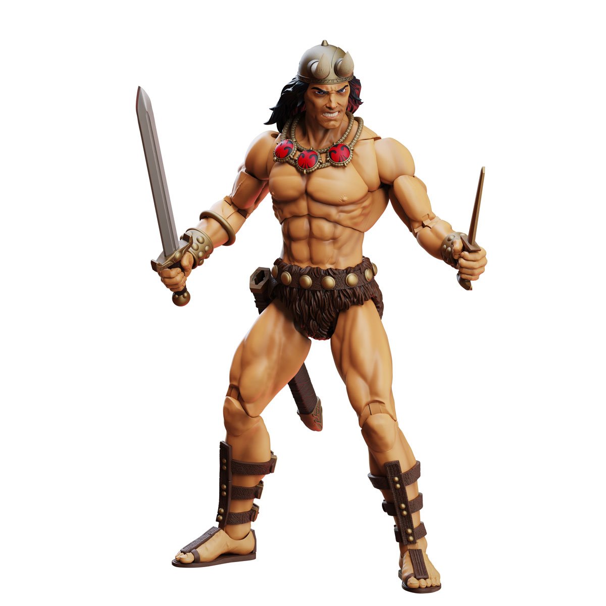 Conan the Barbarian The Tower of the Elephant Young Conan and Yag Kosha Action Figure 2-Pack By Boss Fight Studio