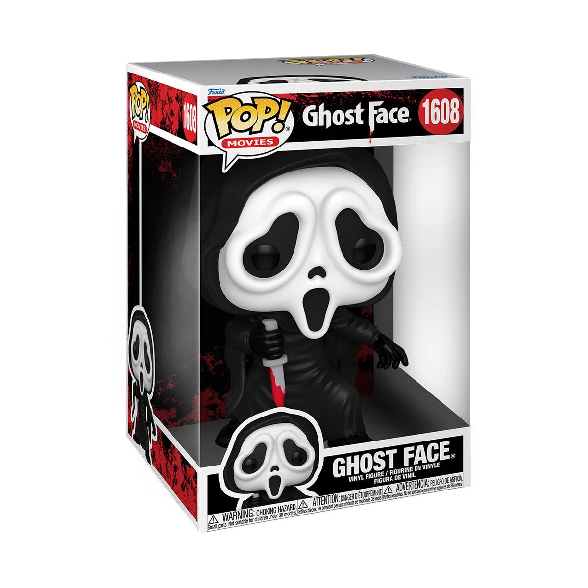 Ghost Face with Knife Jumbo Funko Pop!