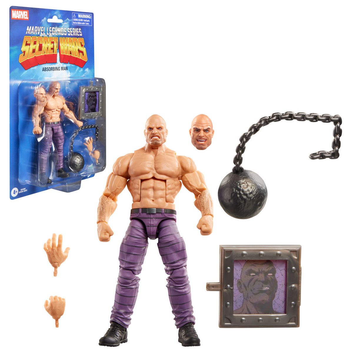 Secret Wars Marvel Legends Series Absorbing Man Action Figure