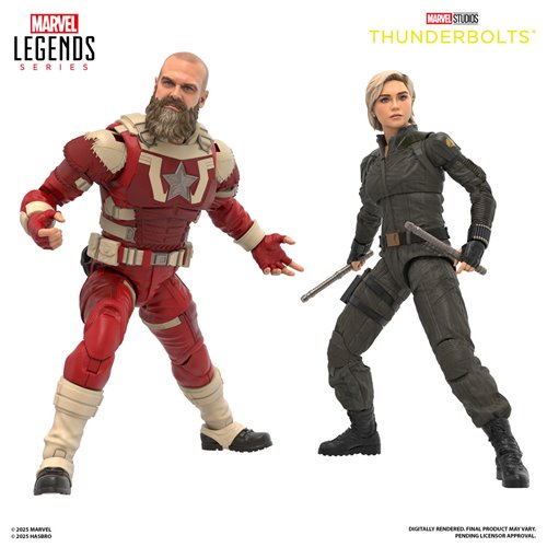 Thunderbolts Marvel Legends Red Guardian & Yelena Belova 2 Pack Action Figure