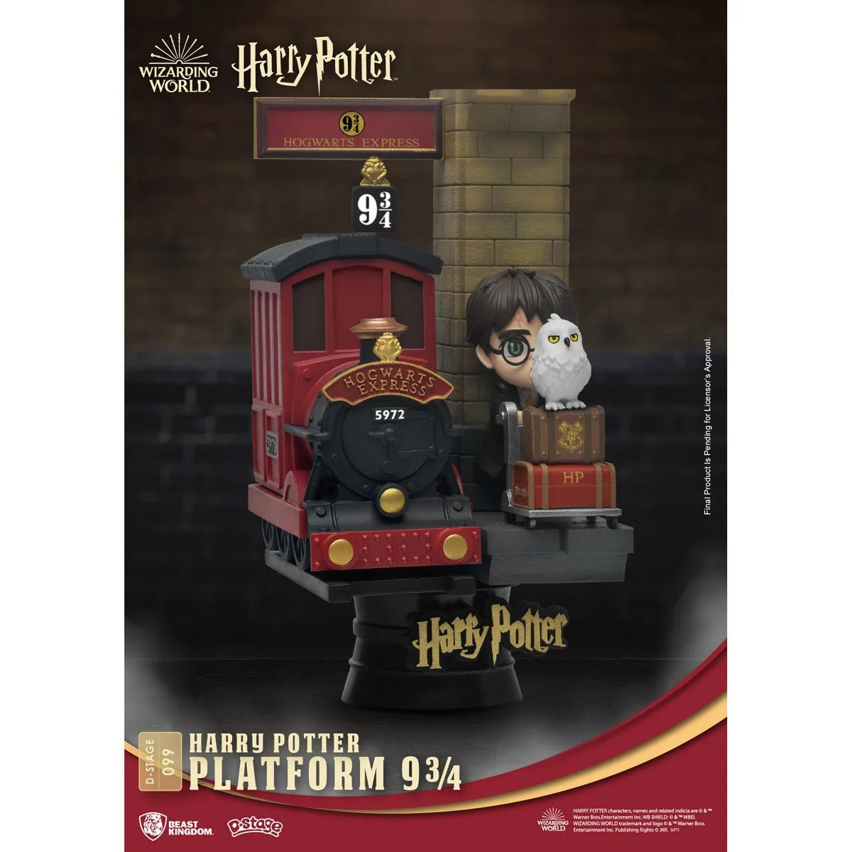 Harry Potter Platform 9 3/4 DS-099 D-Stage 6-Inch Statue