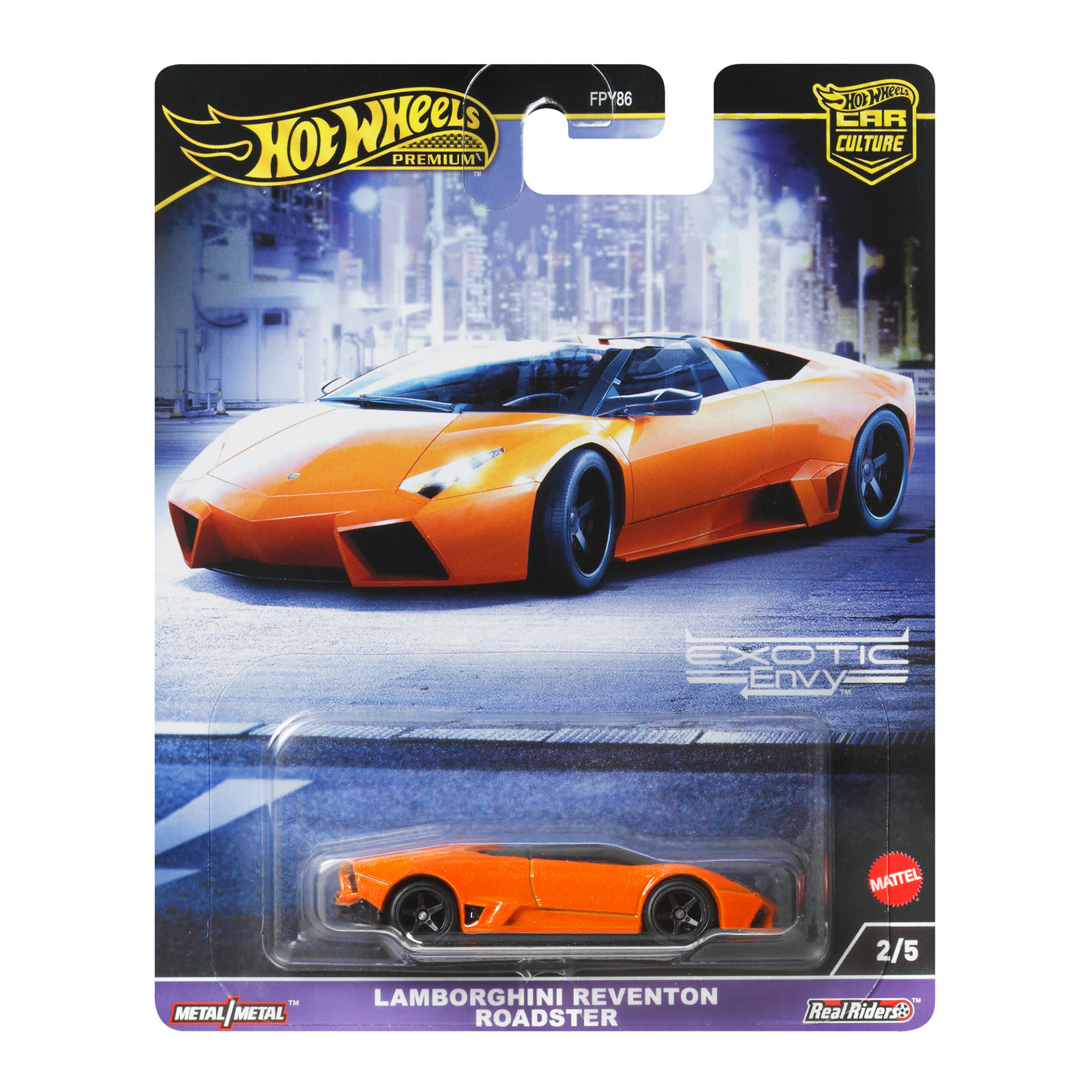 Hot Wheels Car Culture Lamborghini Reventon Roadster (Exotic Envy)