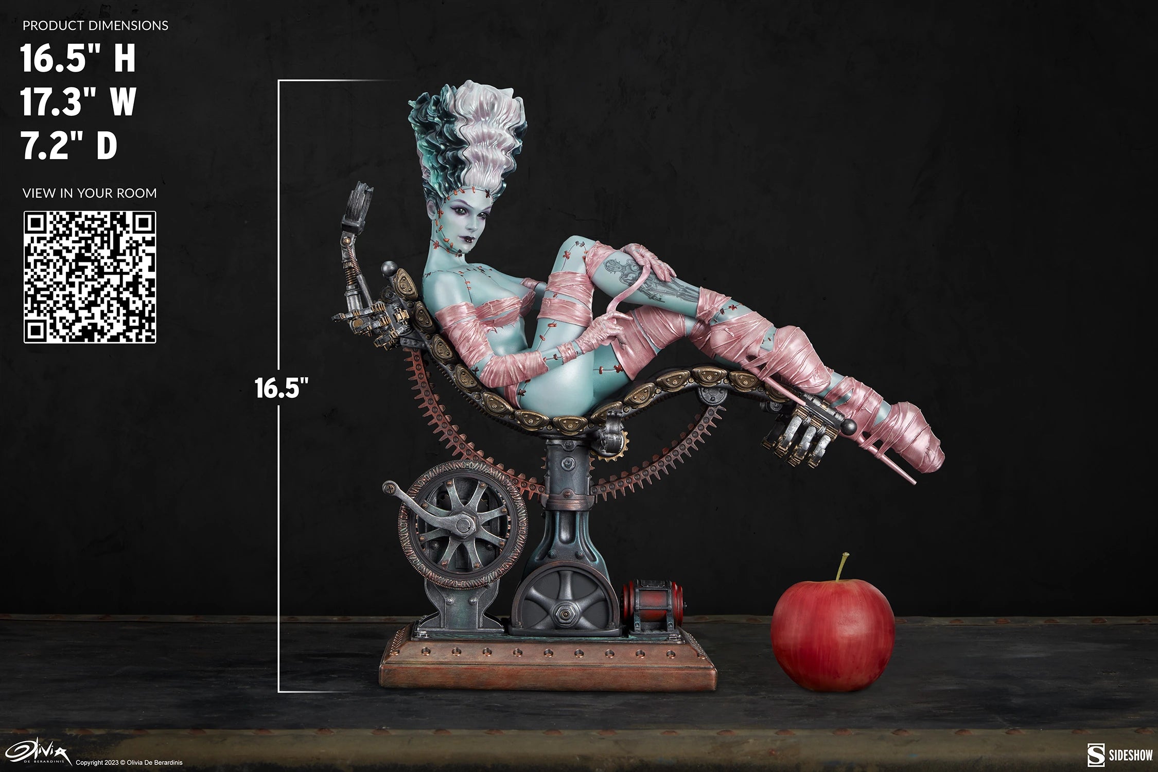 FRANKIE REBORN Statue by Sideshow Collectibles