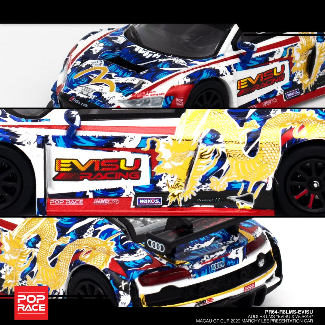 Audi R8 LMS Evisu Racing X Works Marchy Lee Macau GT 2020 by Pop Race