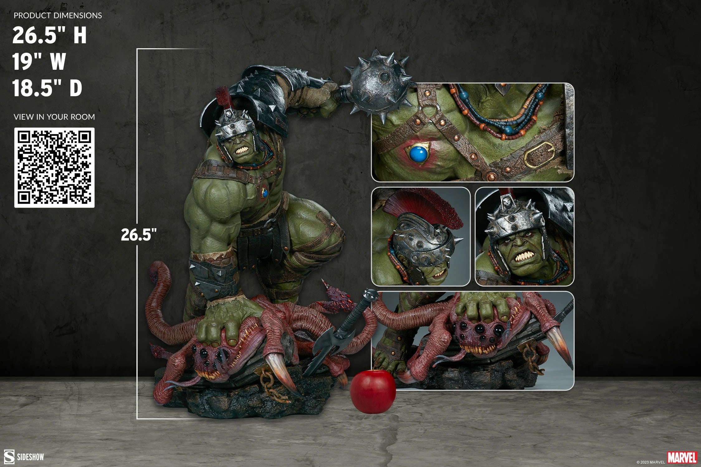 GLADIATOR HULK Maquette By Sideshow Collectibles