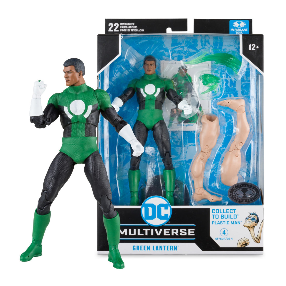 Green Lantern (JLA) 7" Build-A-Figure BY MCFARLANE