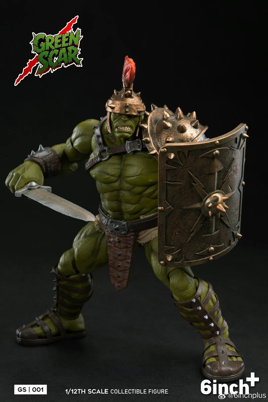 6INCH PLUS 1/12 GS001 GREEN SCAR Deluxe Action Figure