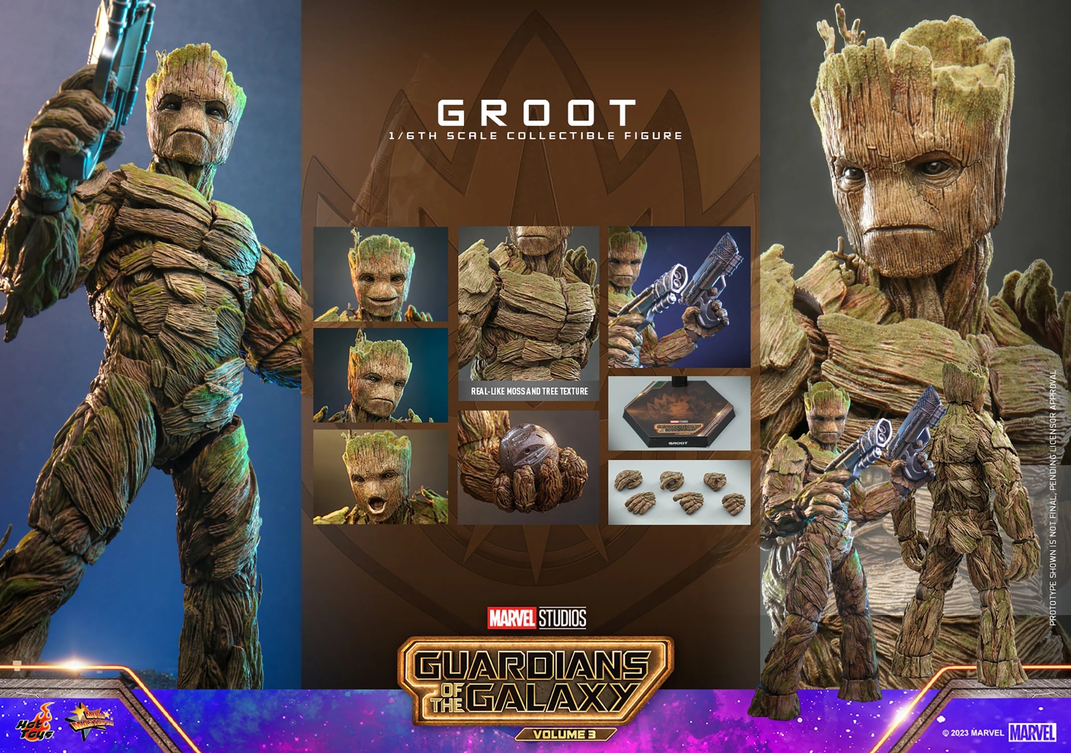 Groot Sixth Scale Figure By Hot Toys
