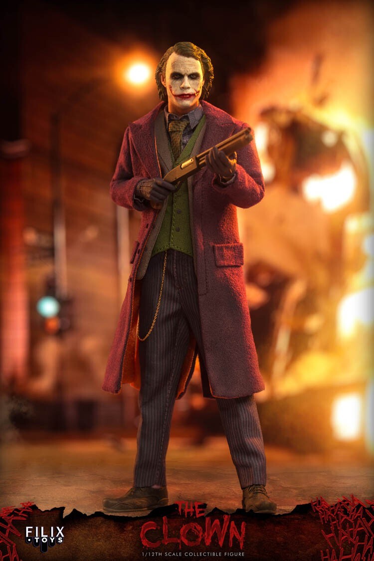 Filix Toys The Joker Heath Ledger 1/12 Scale Action Figure