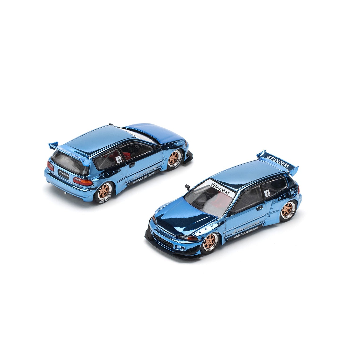 PANDEM CIVIC EG6 BLUE CHROME PR640206 by Pop Race