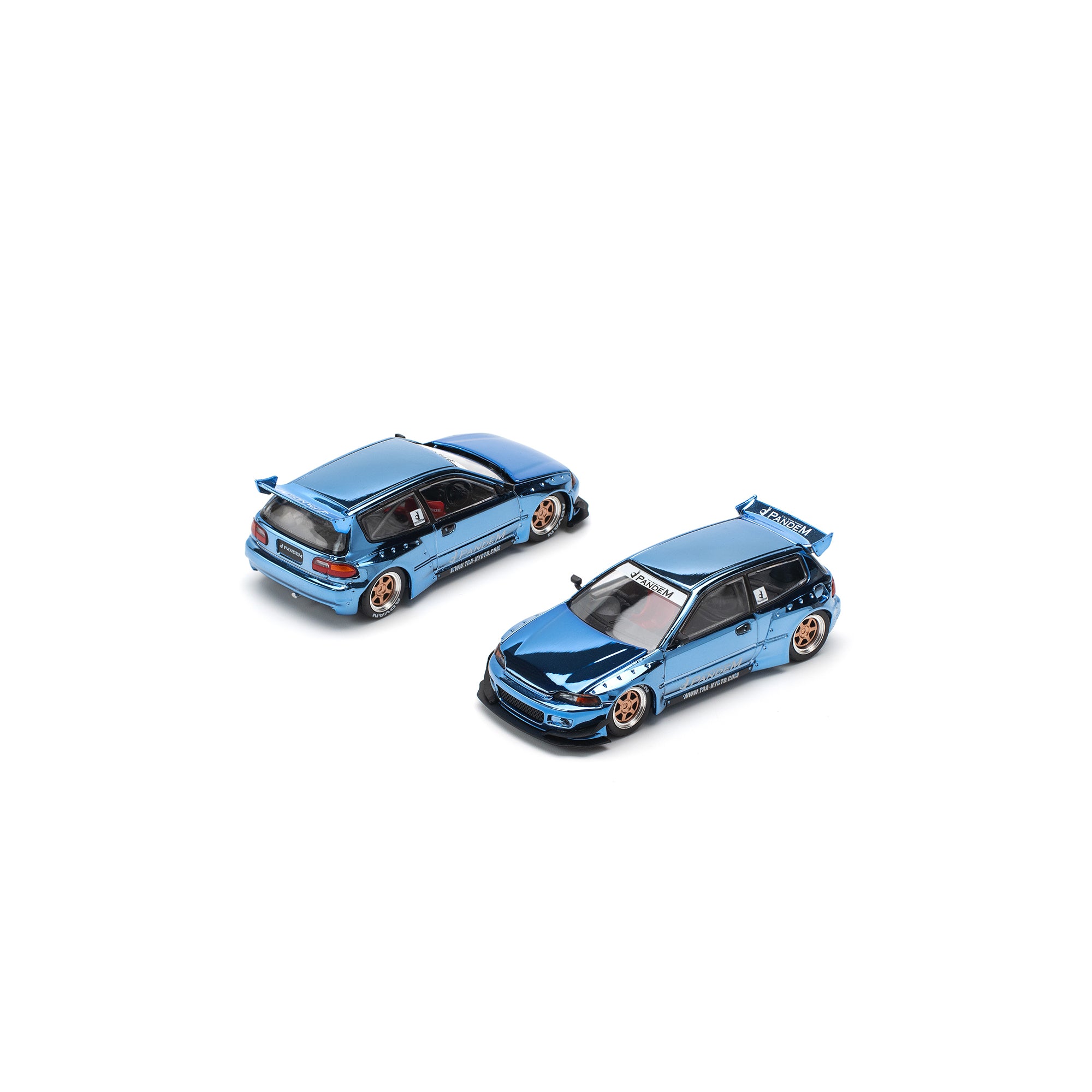 PANDEM CIVIC EG6 - BLUE CHROME PR640206 by Pop Race