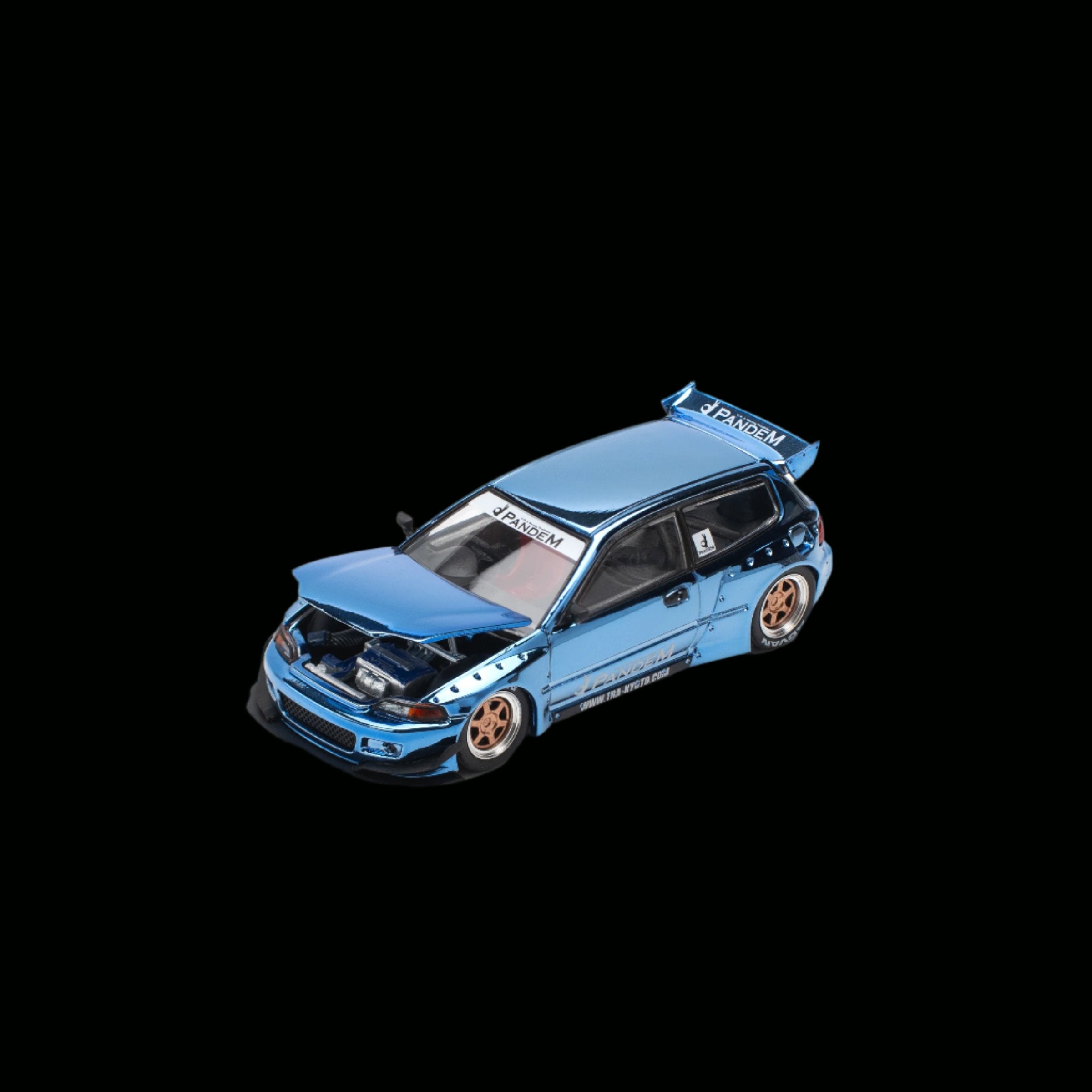 PANDEM CIVIC EG6 - BLUE CHROME PR640206 by Pop Race