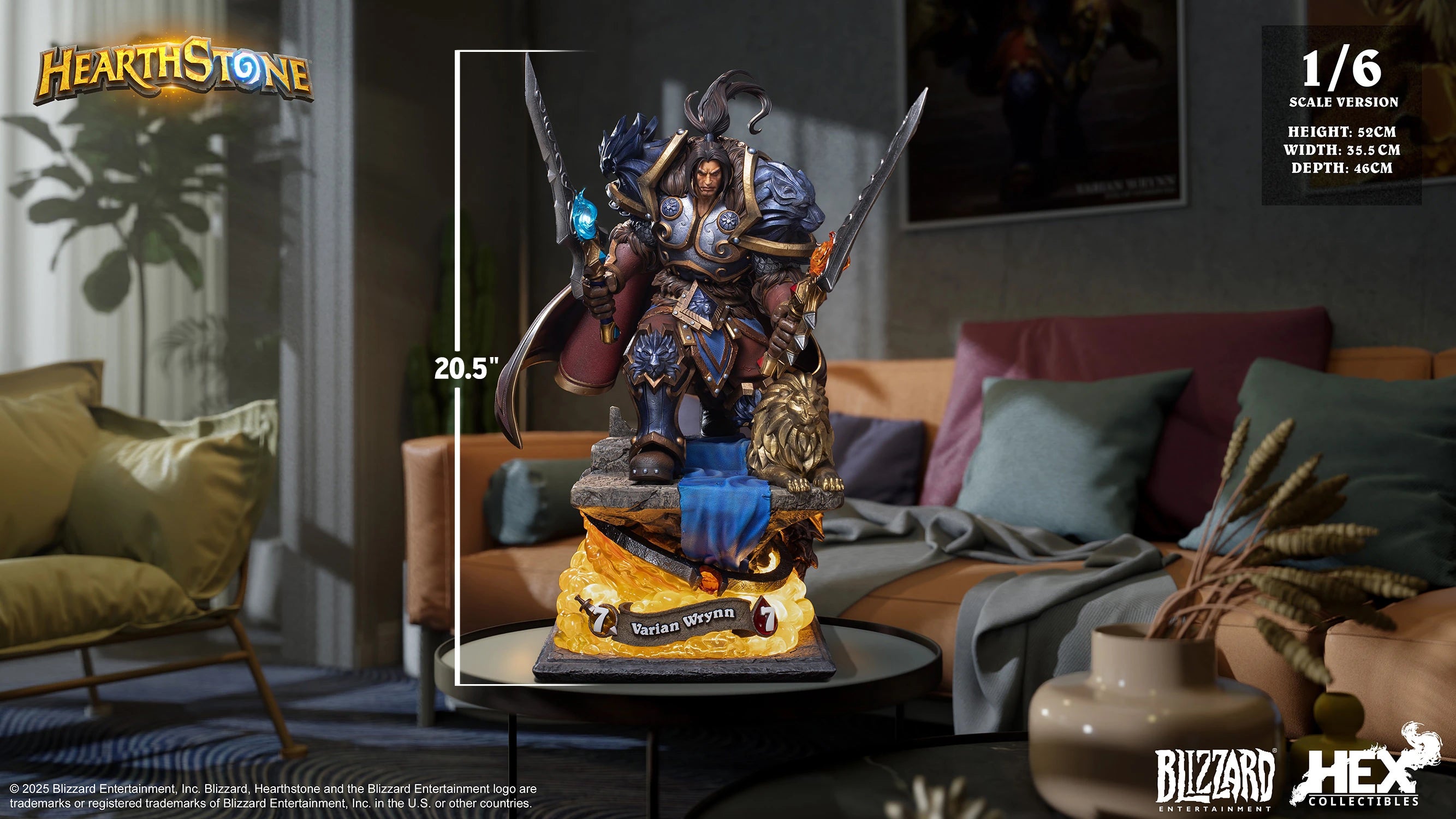Varian Wrynn Statue by HEX Collectibles