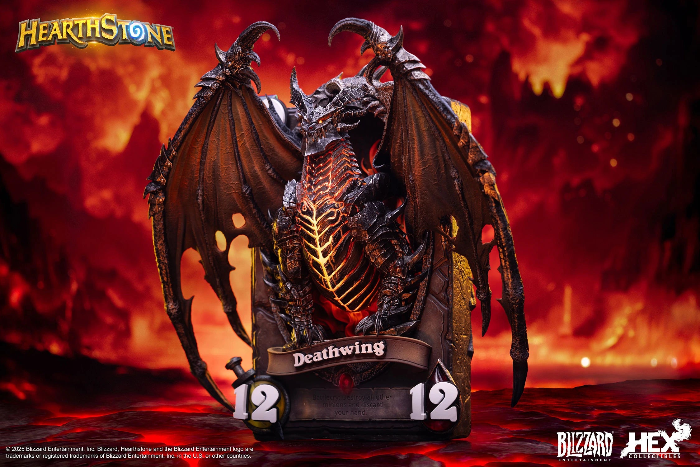Deathwing 3D Art Frame by HEX Collectibles