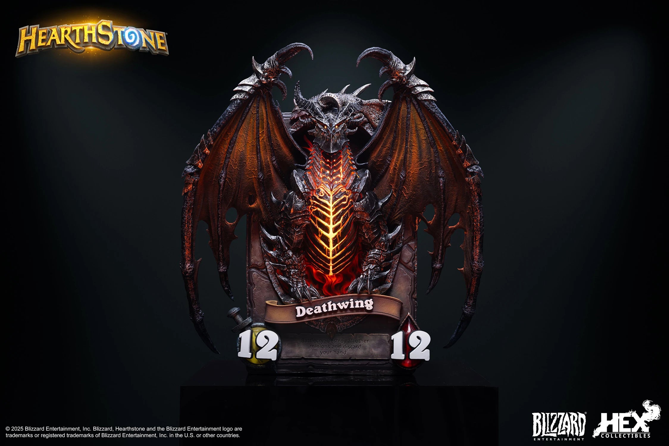 Deathwing 3D Art Frame by HEX Collectibles