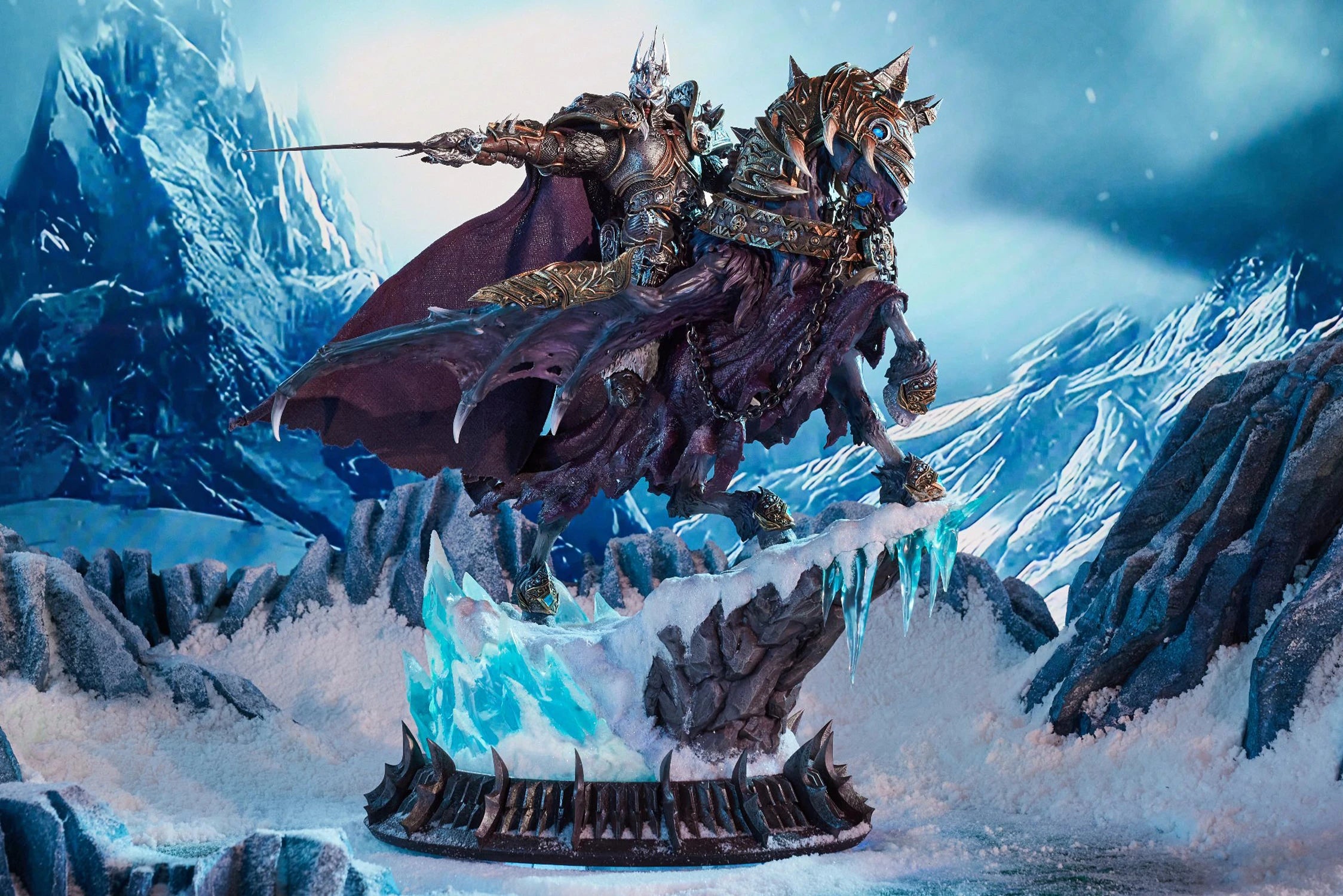 Lich King & Invincible Statue by Activision Blizzard