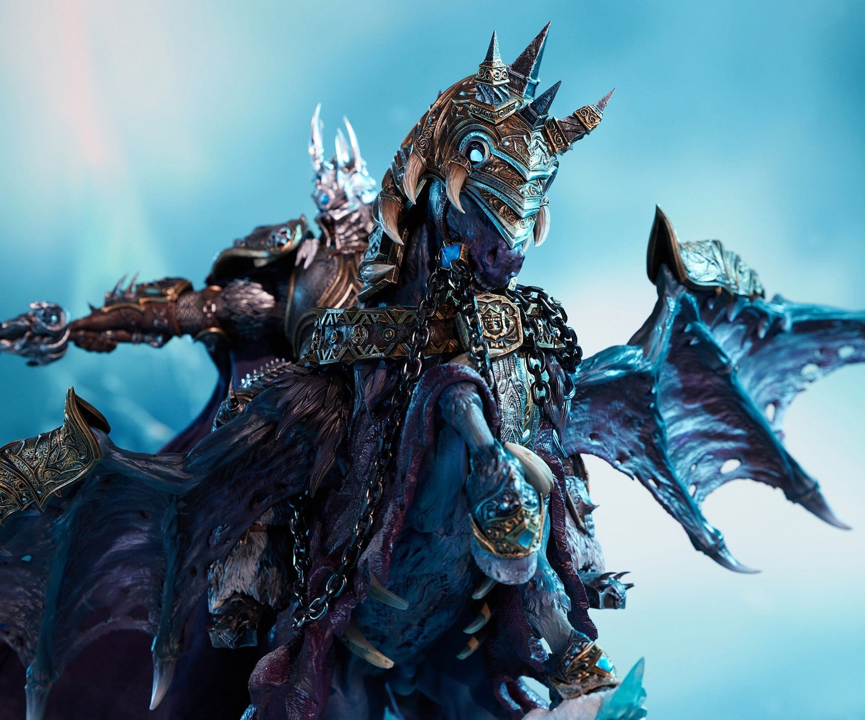 Lich King & Invincible Statue by Activision Blizzard
