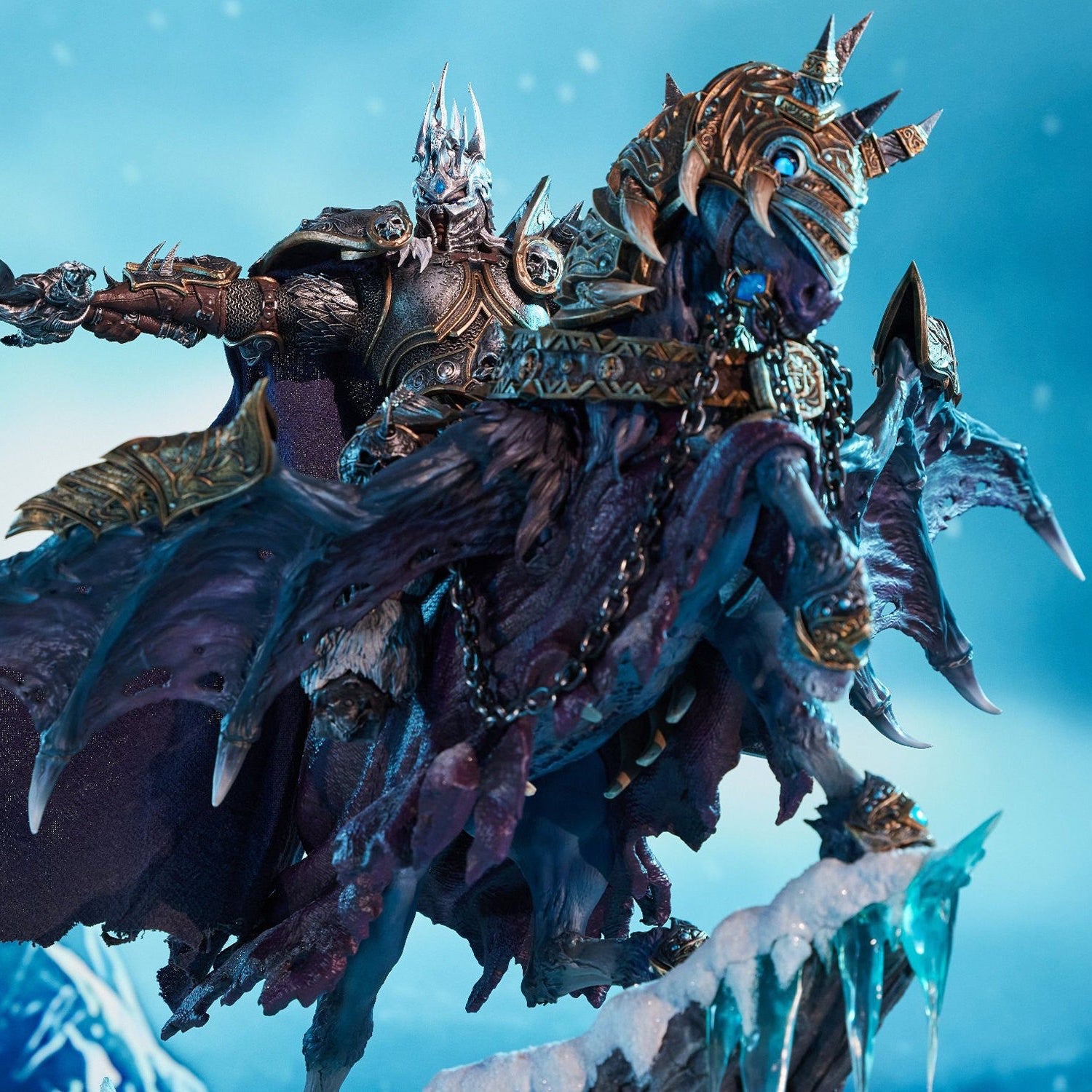Lich King & Invincible Statue by Activision Blizzard