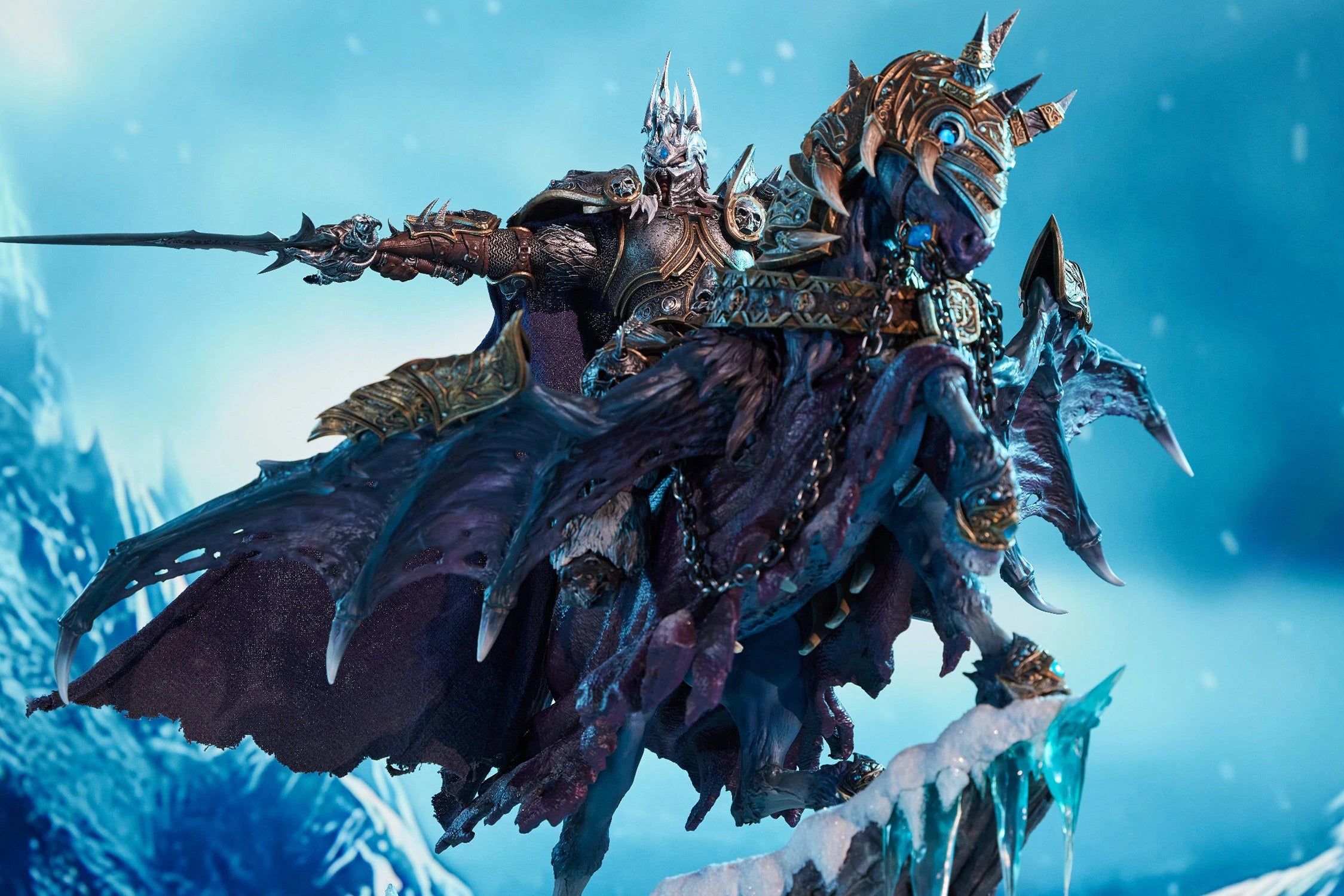 Lich King & Invincible Statue by Activision Blizzard