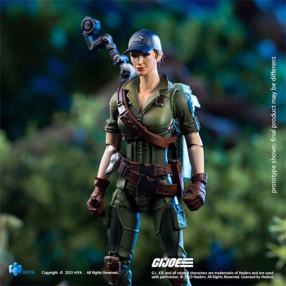 HIYA Exquisite Mini Series 1/18 Scale G.I.Joe Lady Jaye Action Figure