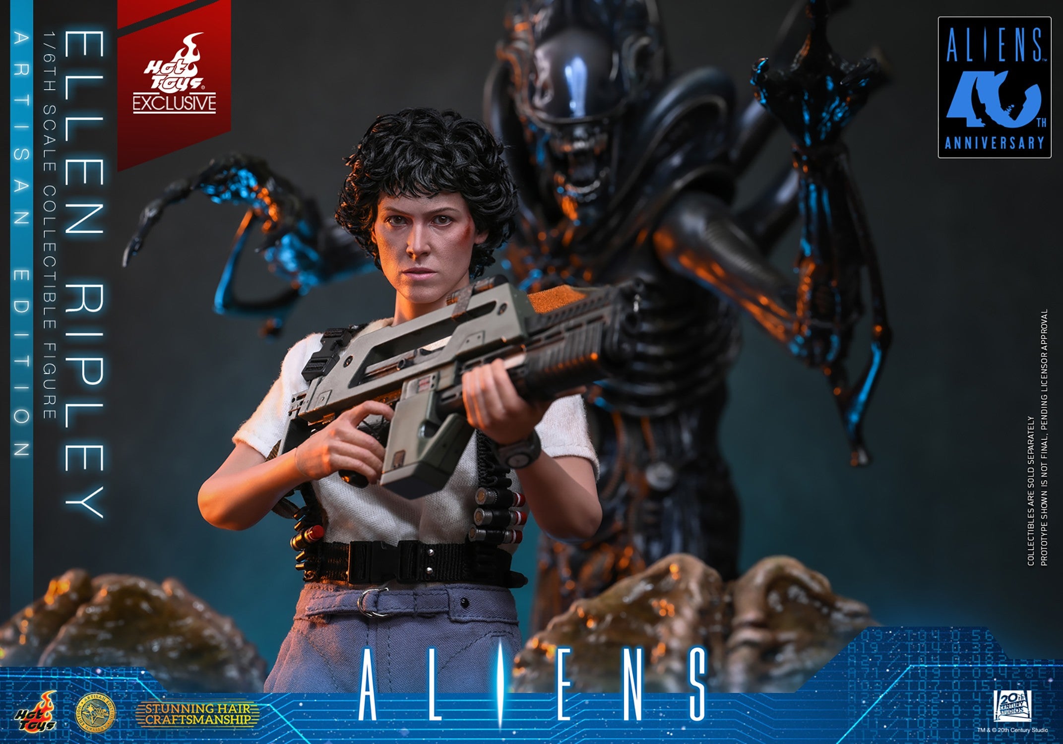 Ellen Ripley (Artisan Edition) Aliens 40th Anniversary by Hot Toys