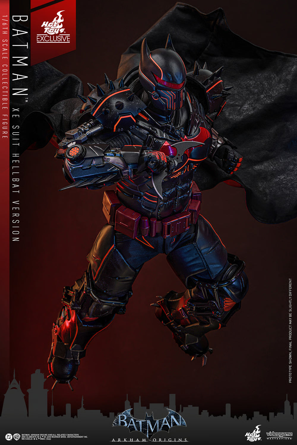 Batman XE Suit Hellbat Version Figure By Hot Toys