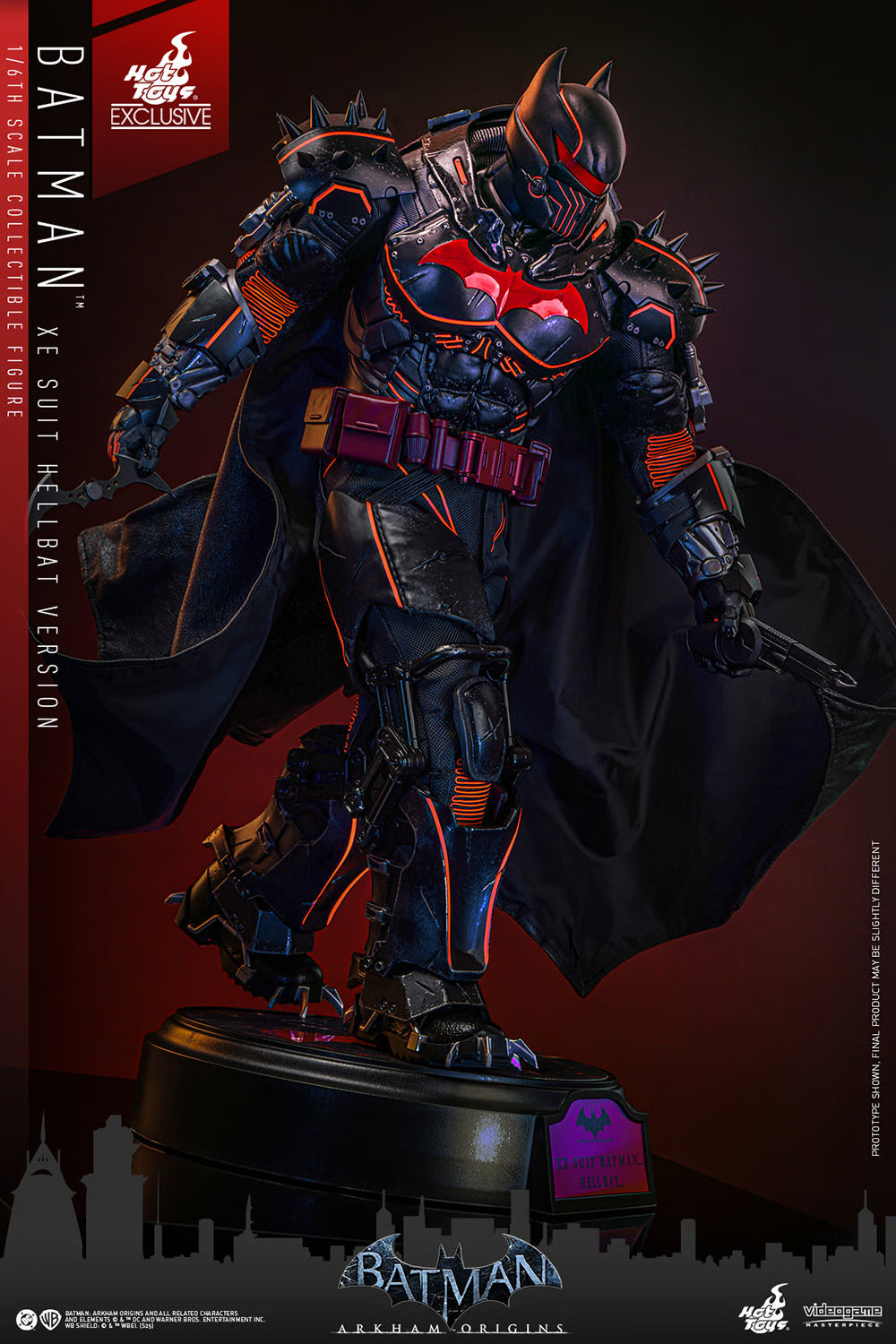 Batman XE Suit Hellbat Version Figure By Hot Toys