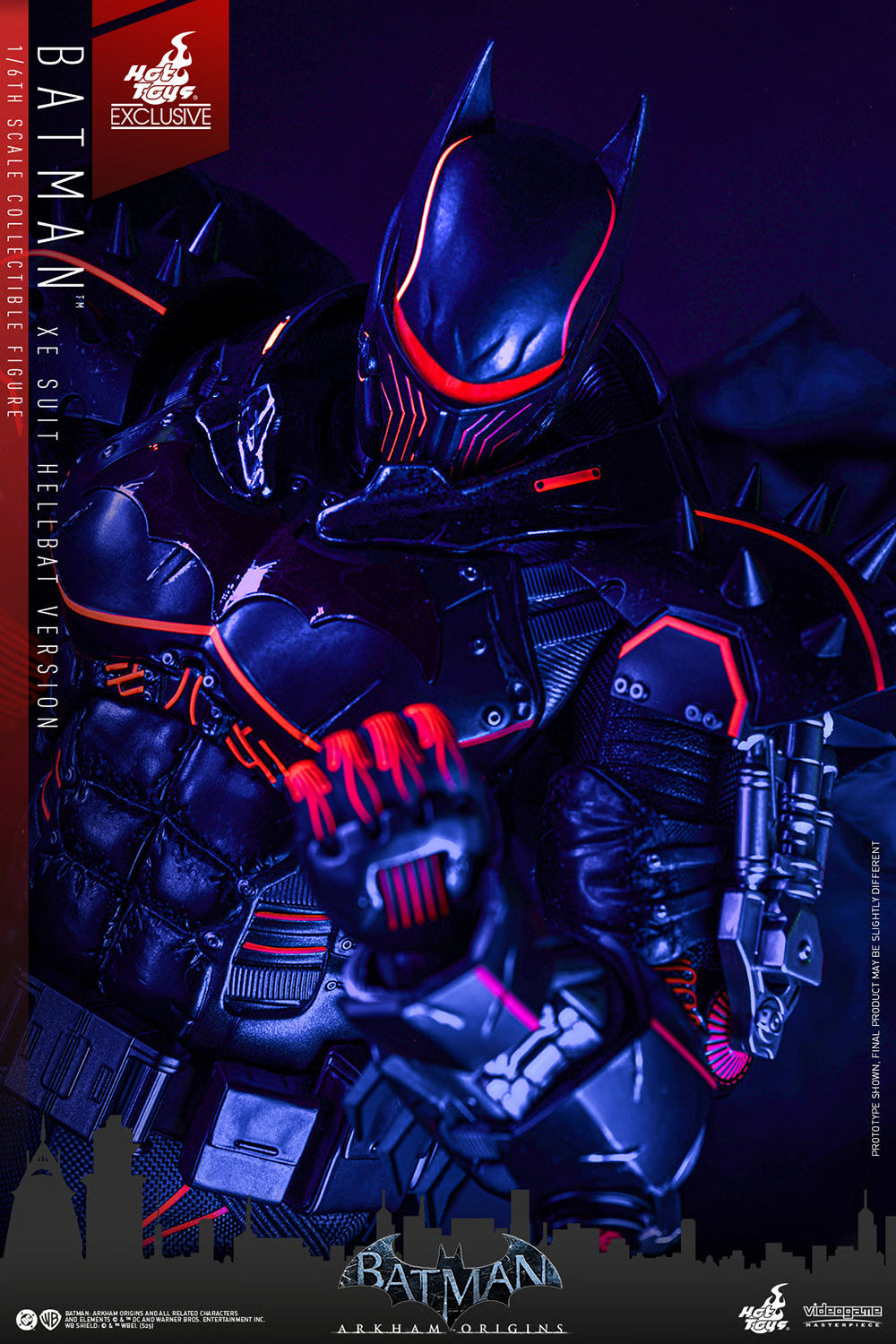 Batman XE Suit Hellbat Version Figure By Hot Toys