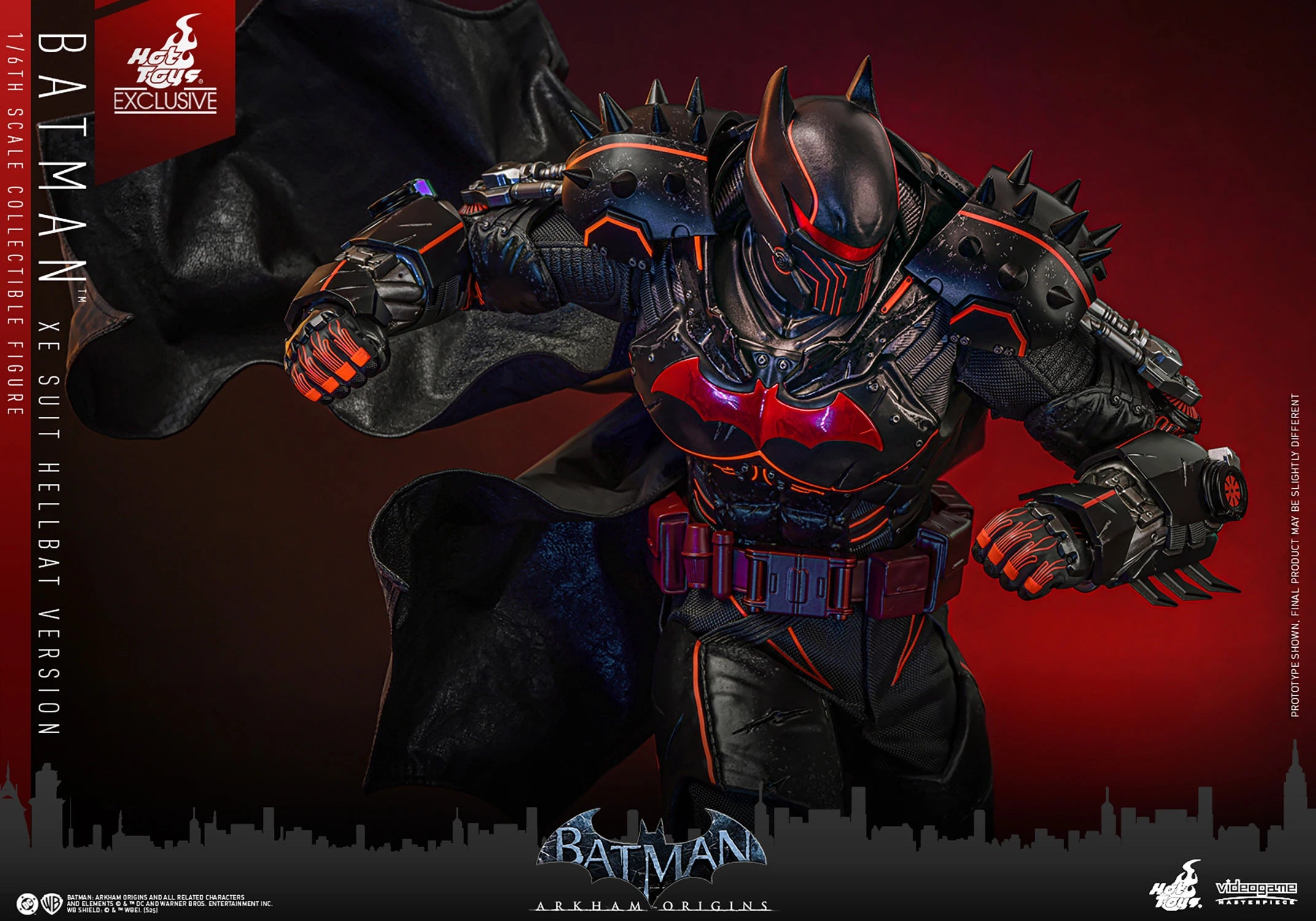 Batman XE Suit Hellbat Version Figure By Hot Toys