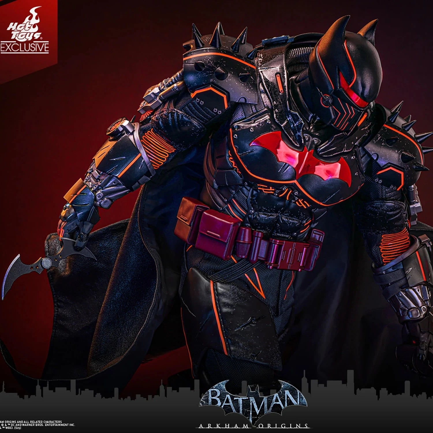 Batman XE Suit Hellbat Version Figure By Hot Toys