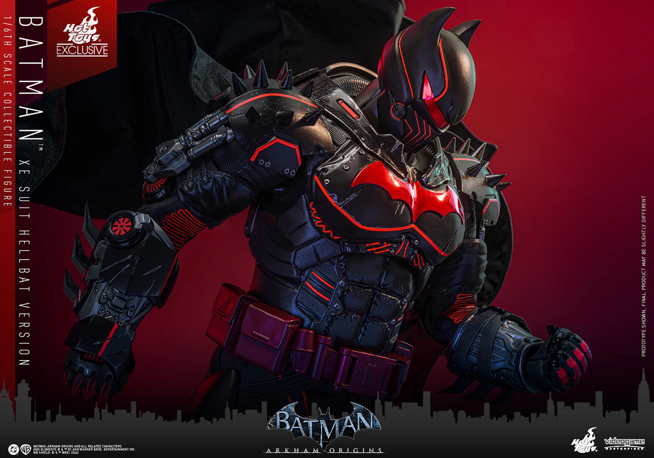 Batman XE Suit Hellbat Version Figure By Hot Toys