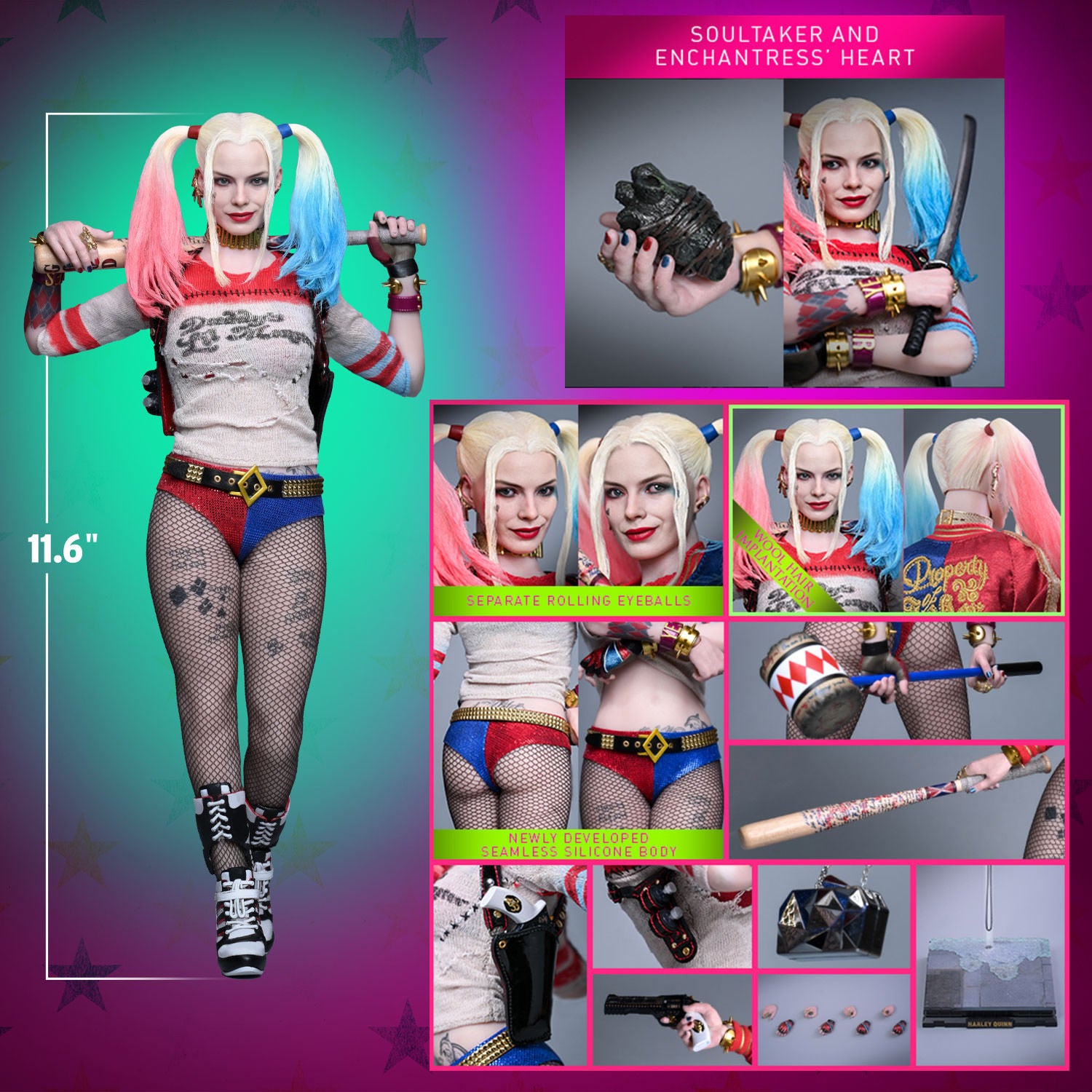 Harley Quinn Sixth Scale Figure (Artisan Edition) by Hot Toys