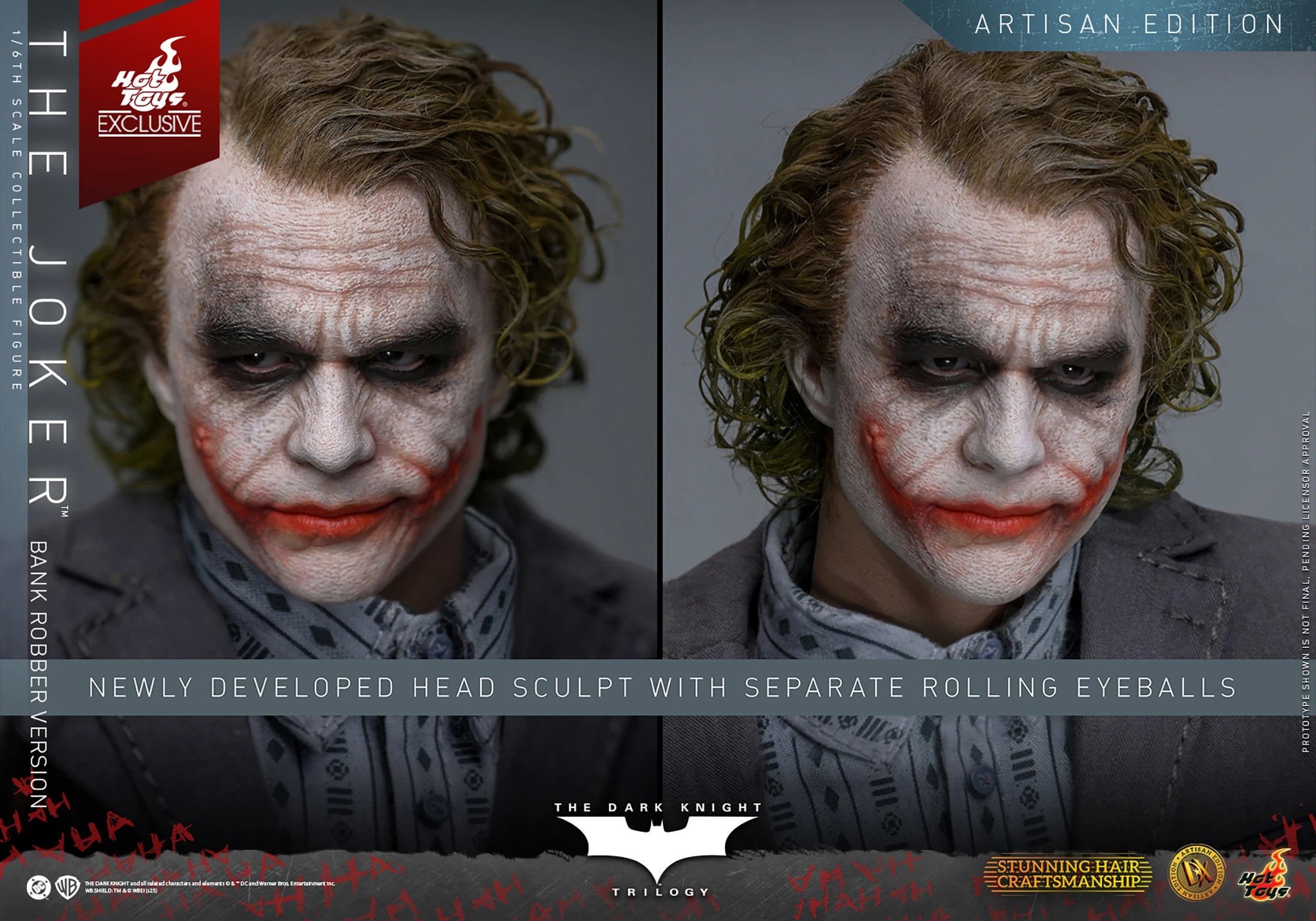 The Joker (Bank Robber Version) (Artisan Edition) by Hot Toys