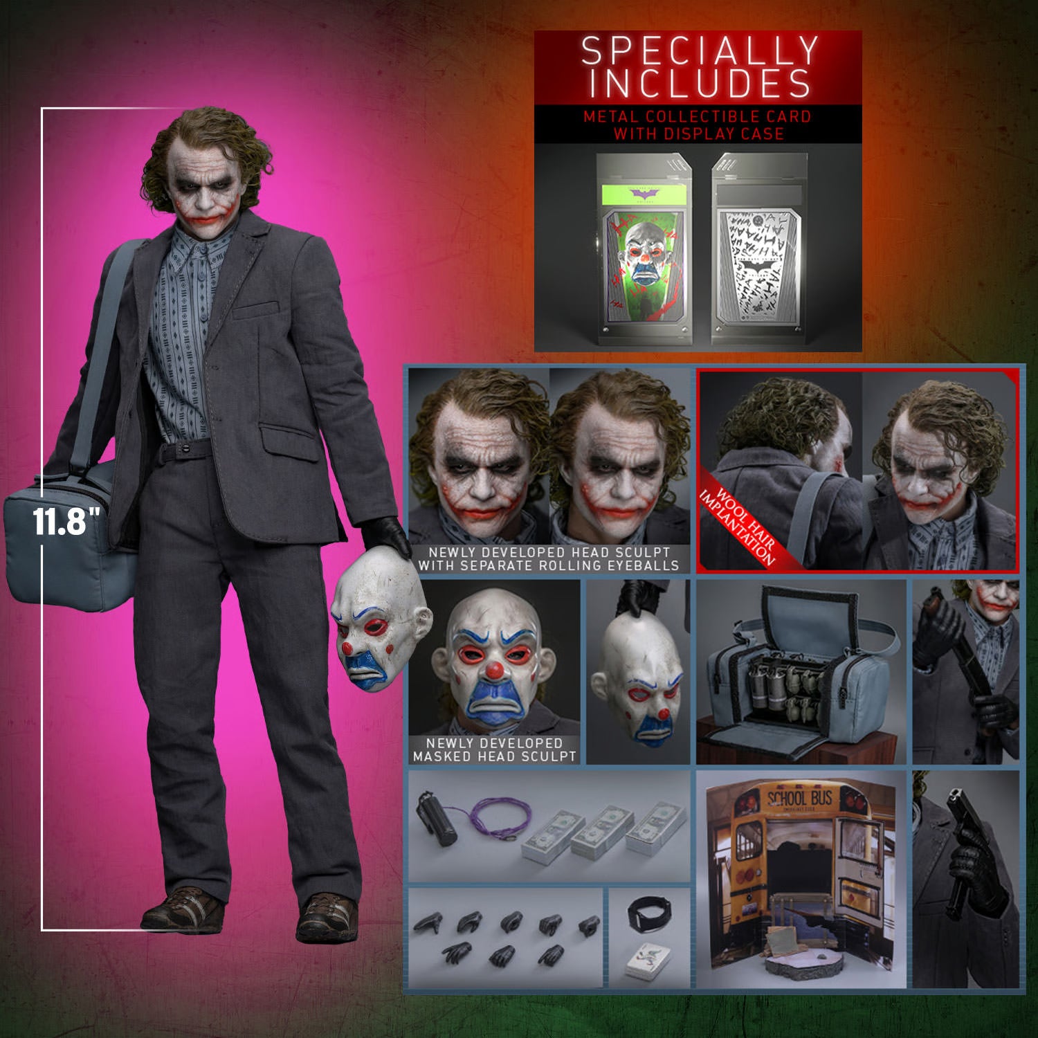 The Joker (Bank Robber Version) (Artisan Edition) by Hot Toys