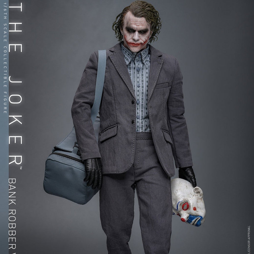 Statuetta Cosbi Hot Toys The Dark Knight - Joker (Bank Robber) 8 Cm Da Collezione