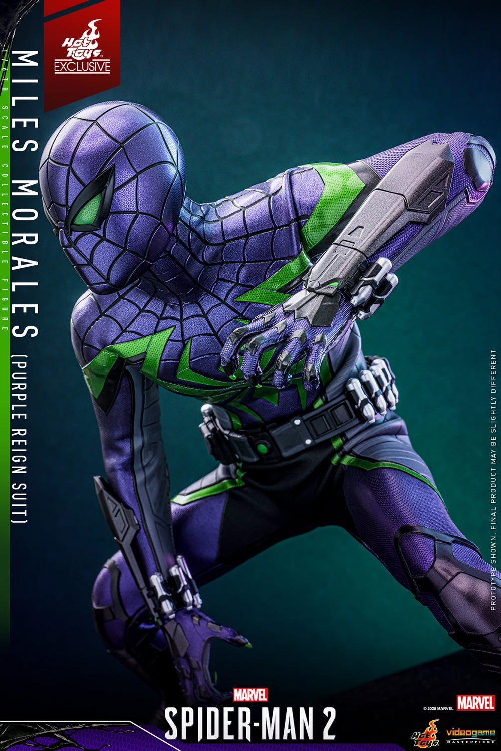 Miles Morales Purple Reign Suit Sixth Scale Figure by Hot Toys