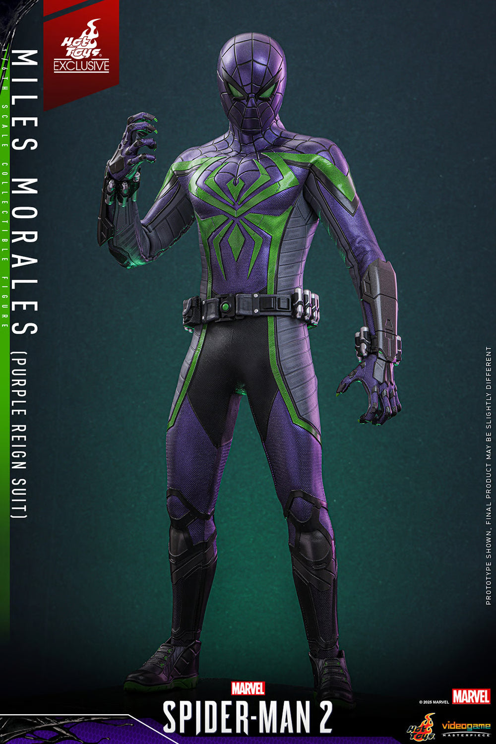 Miles Morales Purple Reign Suit Sixth Scale Figure by Hot Toys