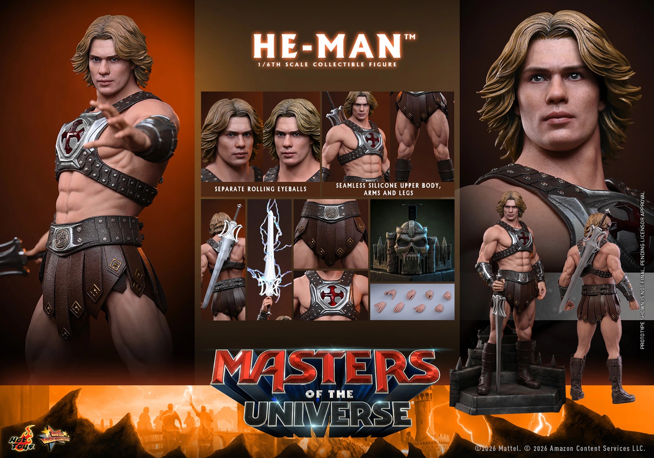 He-Man Sixth Scale Collectible Figure By Hot Toys (Copy)