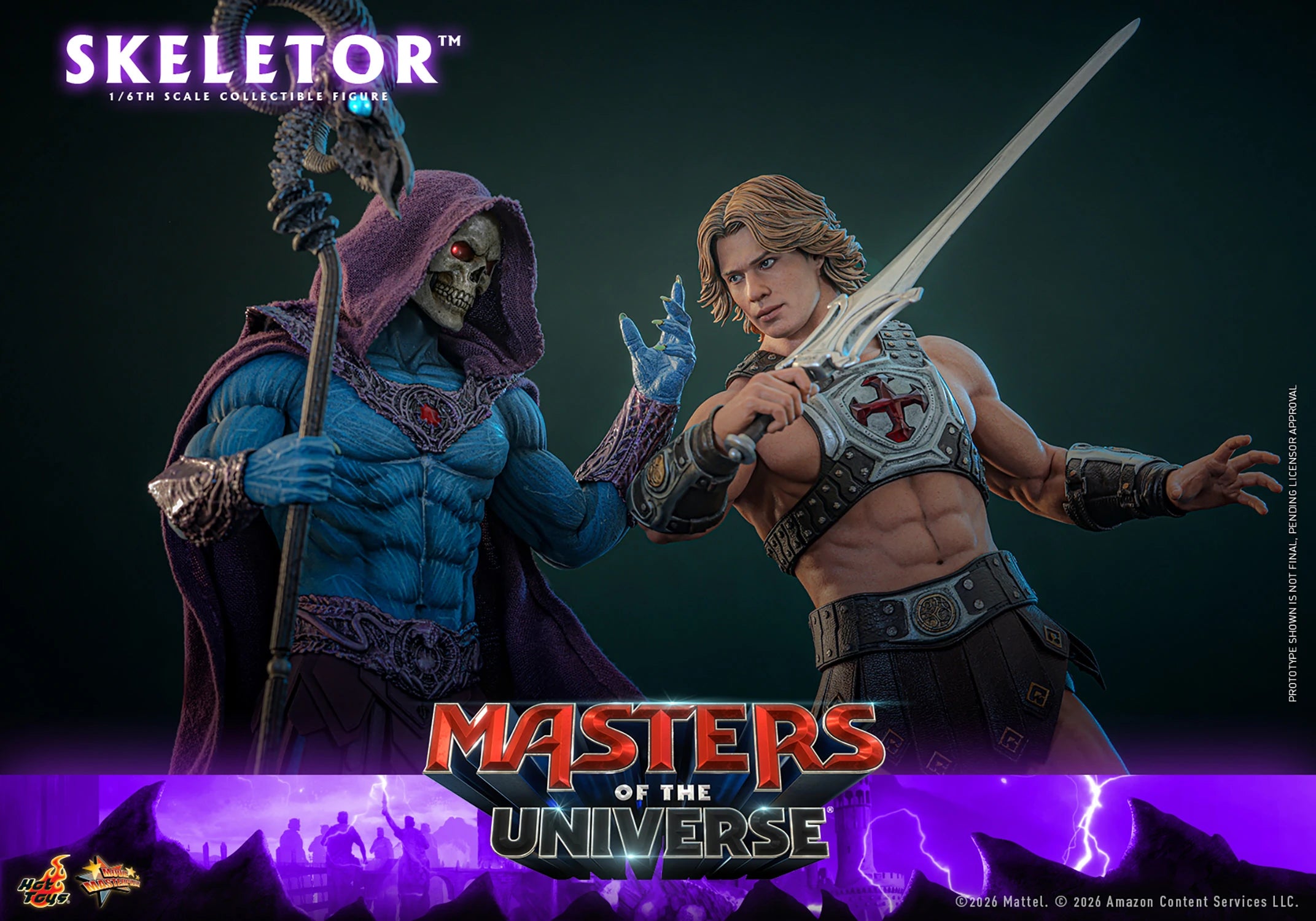 Skeletor Sixth Scale Collectible Figure By Hot Toys