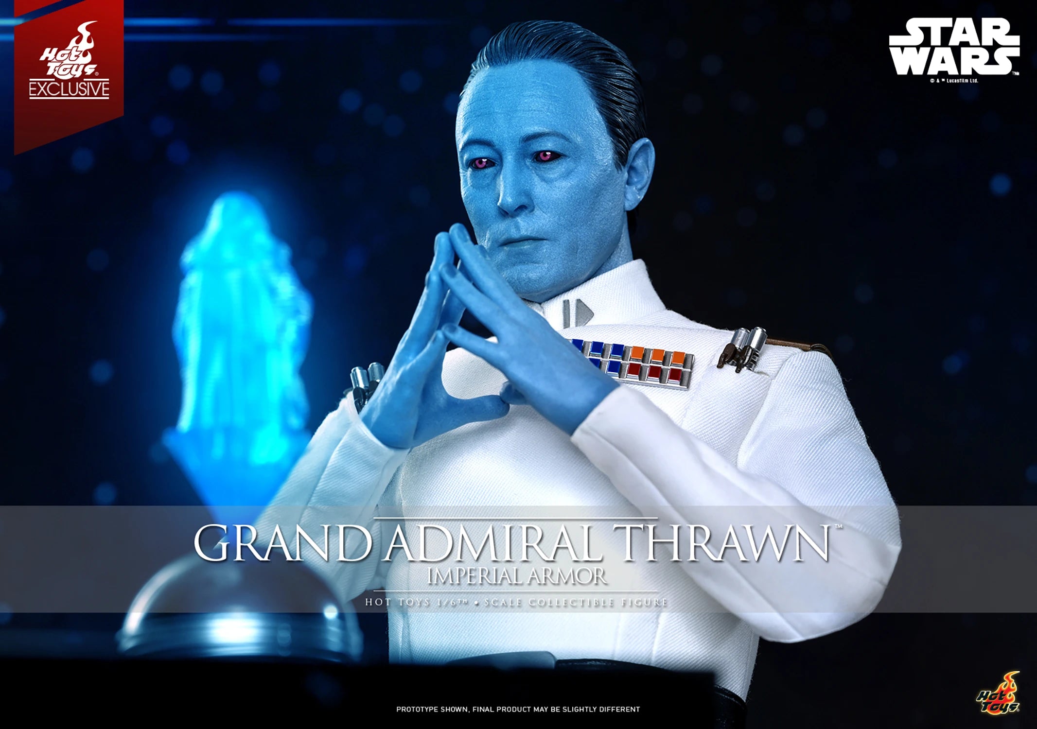 Grand Admiral Thrawn™ (Imperial Armor) Figure By Hot Toys