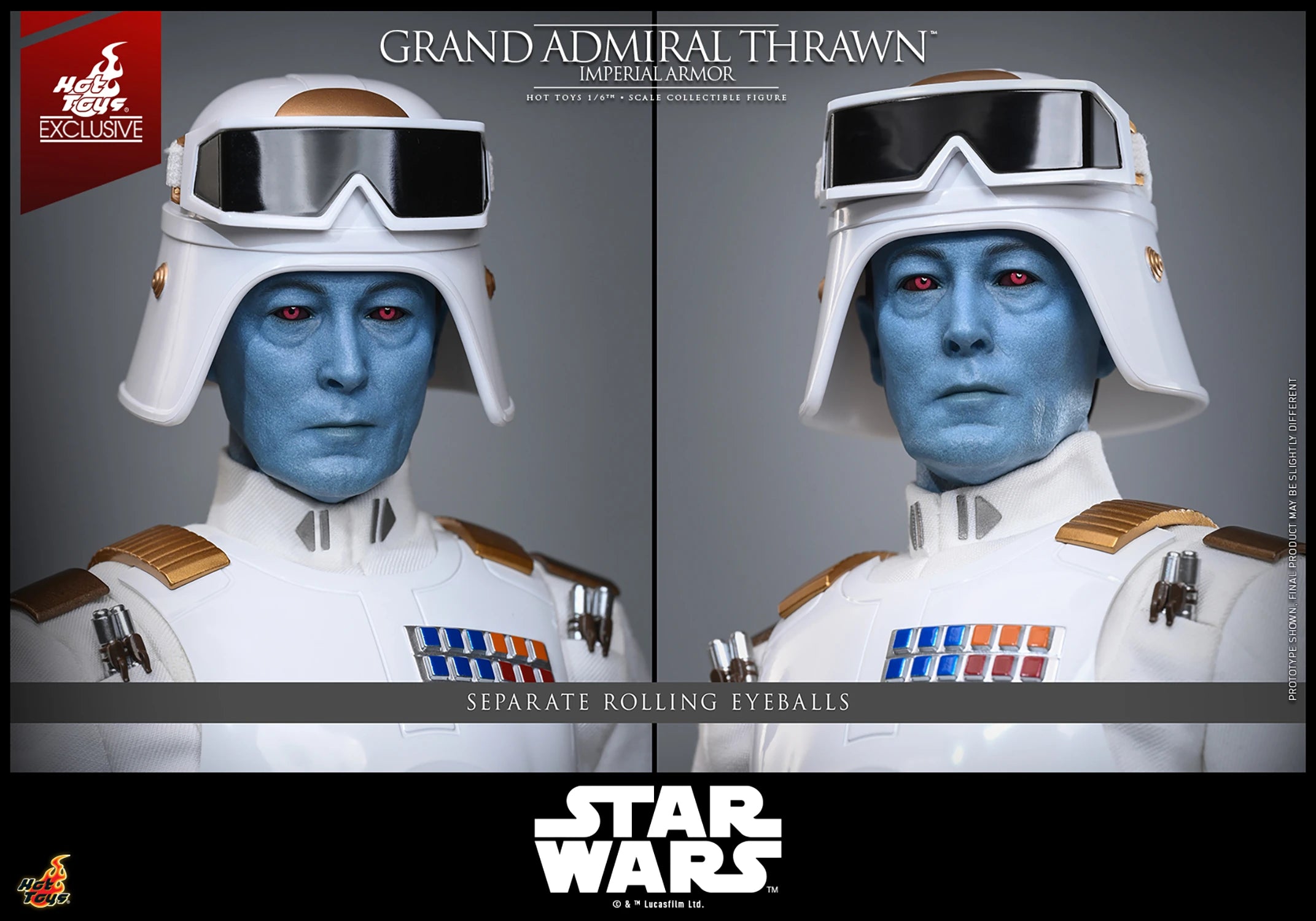 Grand Admiral Thrawn™ (Imperial Armor) Figure By Hot Toys
