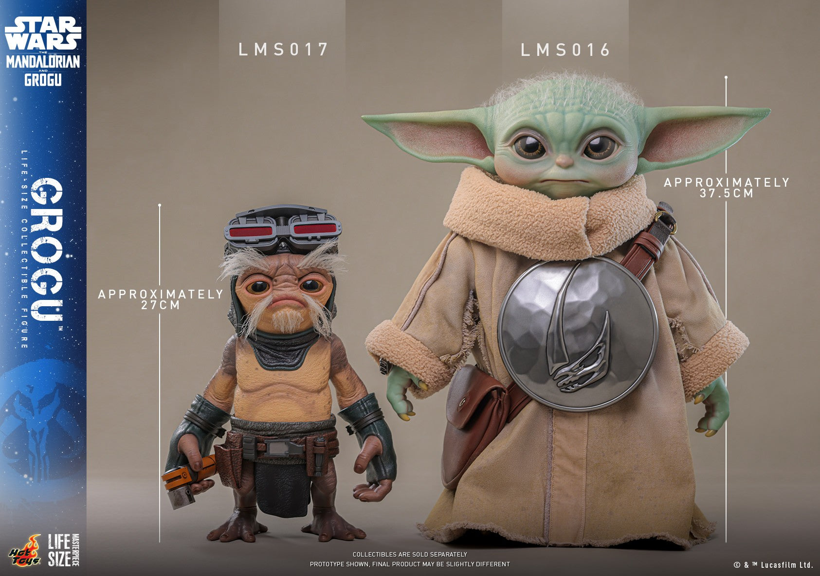 Grogu Life-Size Figure By Hot Toys