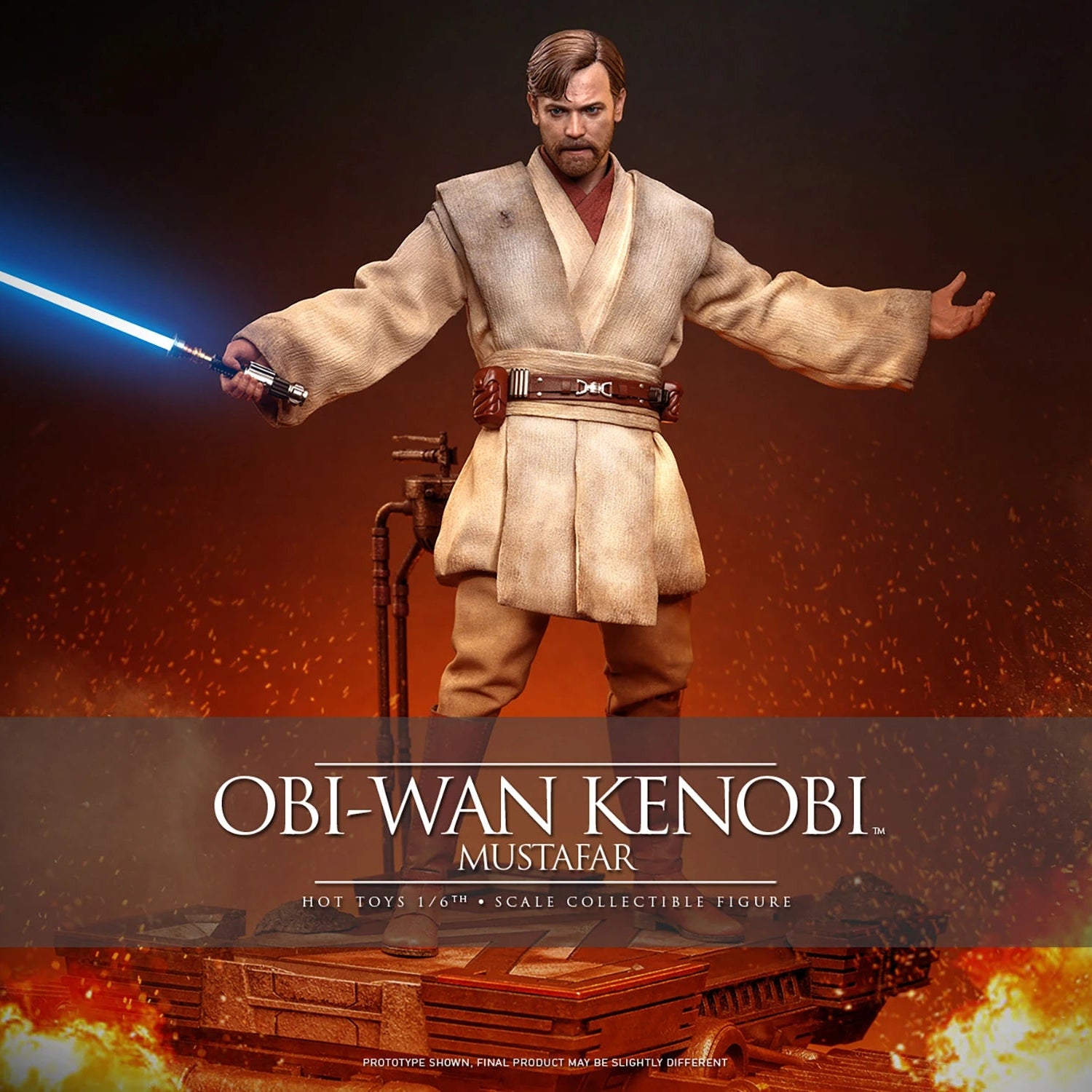 Obi-Wan Kenobi™ (Mustafar) Sixth Scale Figure Hot Toys