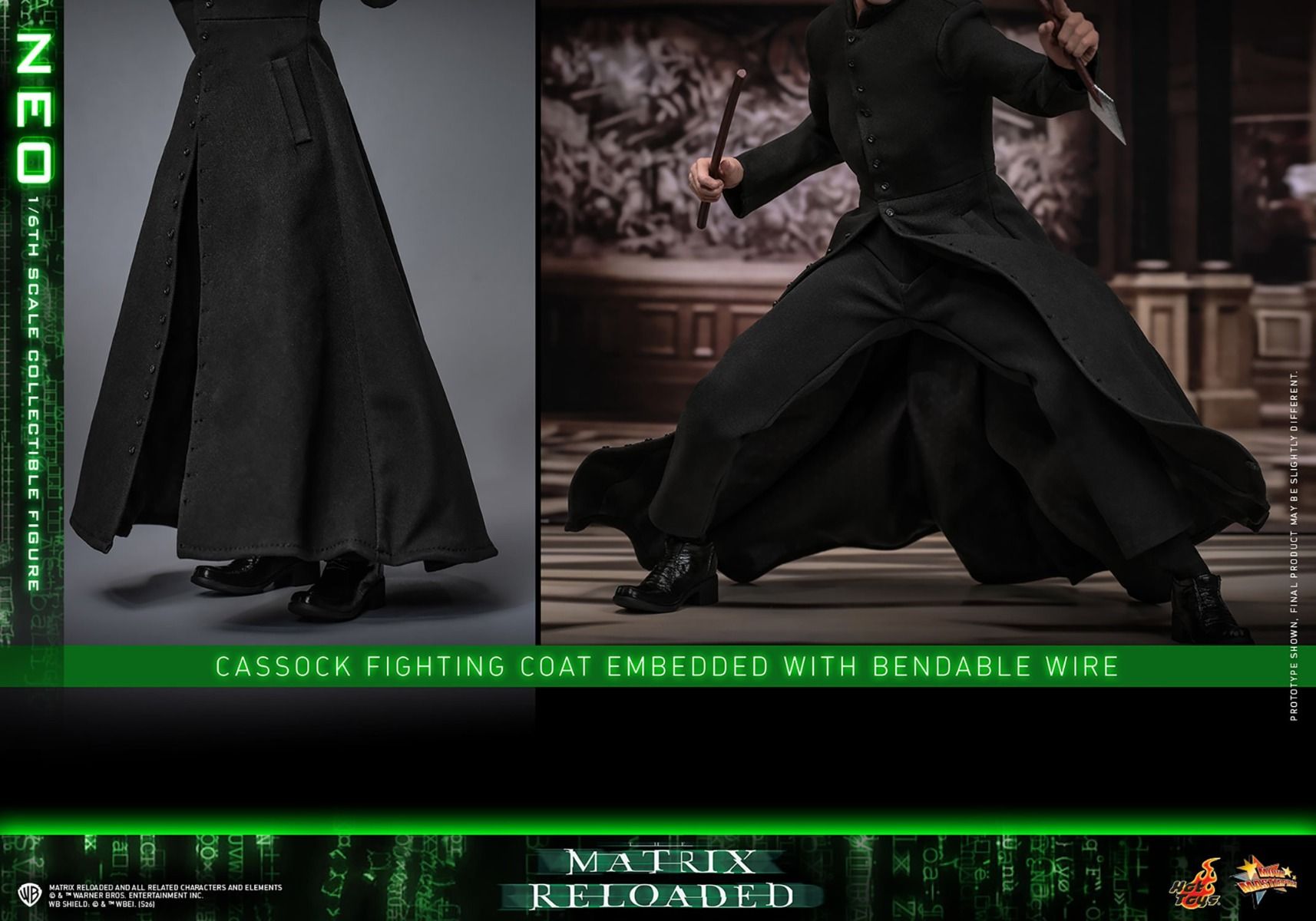 The Matrix Reloaded Neo Sixth Scale Figure