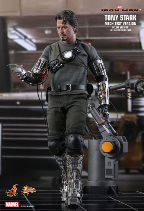 Tony Stark Mech Test Version Deluxe 1/6th Scale Hot Toys Action Figure