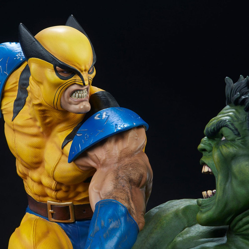 Hulk vs Wolverine Maquette Exclusive By Sideshow Collectibles
